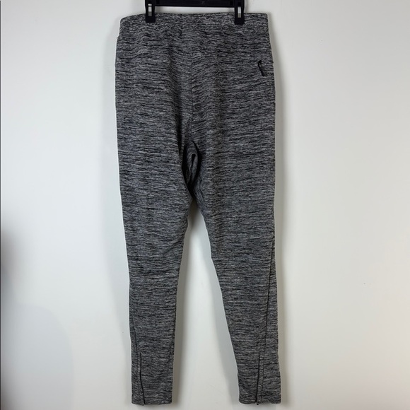 Frank & Oak Gray Men's Knit Joggers with Tapered Leg Heathered Grey Size Large - Picture 4 of 9